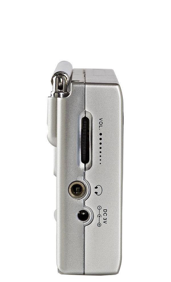 NEDIS přenosné rádio/ AM/ FM/ SW/ napájení z baterie/ síťové napájení/ digitální/ 1.5 W/ budík/ časovač vypnutí/ šedé