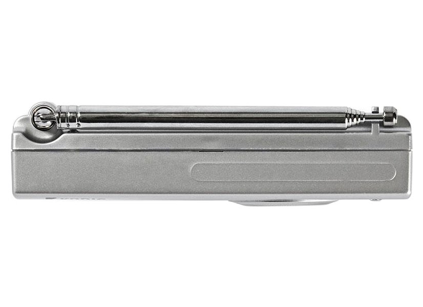 NEDIS přenosné rádio/ AM/ FM/ SW/ napájení z baterie/ síťové napájení/ digitální/ 1.5 W/ budík/ časovač vypnutí/ šedé