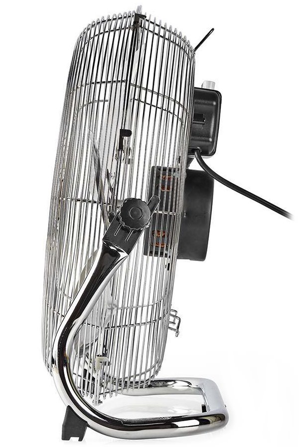 NEDIS podlahový ventilátor/ průměr 40 cm/ výkon 80 W/ 3 rychlosti/ naklápěcí/ kov