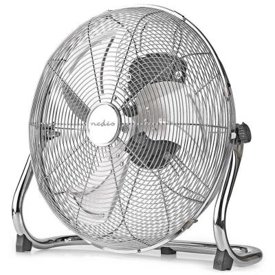 NEDIS podlahový ventilátor/ průměr 40 cm/ výkon 80 W/ 3 rychlosti/ naklápěcí/ kov