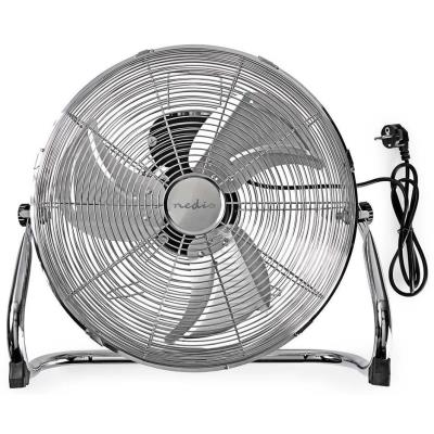 NEDIS podlahový ventilátor/ průměr 40 cm/ výkon 80 W/ 3 rychlosti/ naklápěcí/ kov