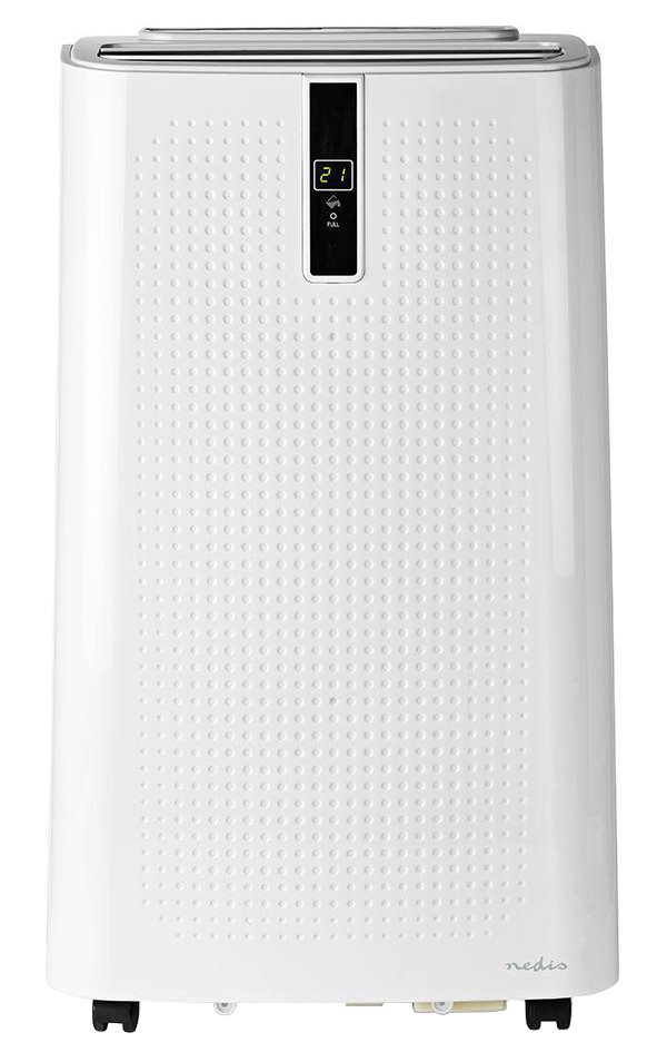 NEDIS Wi-Fi chytrá klimatizace/ 12000 BTU/ 100 m3/ odvlhčování/ 3 rychlosti/ 65 dB/ Android/ iOS/ bílá