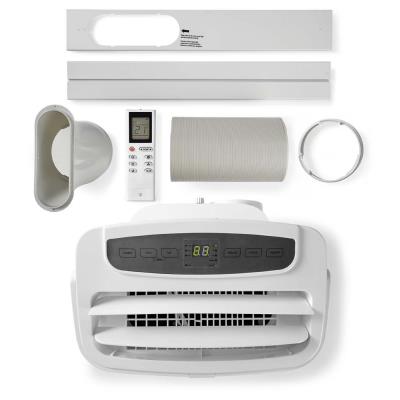 NEDIS Wi-Fi chytrá klimatizace/ 9000 BTU/ 80 m3/ odvlhčování/ 3 rychlosti/ 65 dB/ Android/ iOS/ bílo-černá