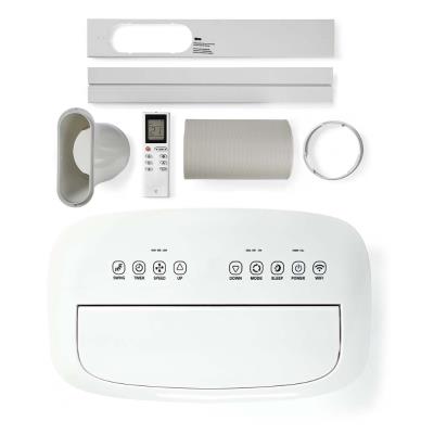 NEDIS Wi-Fi chytrá klimatizace/ 16000 BTU/ 140 m3/ odvlhčování/ 3 rychlosti/ 65 dB/ Android/ iOS/ bílá