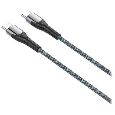 Colorway Datový Kabel USB-C/ USB-C/ 3A/ Fast Charging 65W/ 1m/ Šedivý