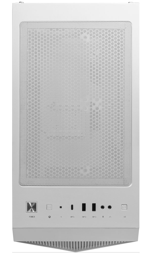 MSI skříň MPG GUNGNIR 110R WHITE/ bez zdroje/ levé temperované sklo/ 4x 120 mm ARGB fan/ 1x USB-C/ 2x USB 3.0/ bílá