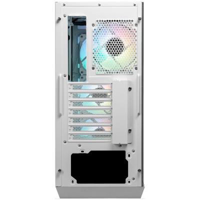 MSI skříň MPG GUNGNIR 110R WHITE/ bez zdroje/ levé temperované sklo/ 4x 120 mm ARGB fan/ 1x USB-C/ 2x USB 3.0/ bílá