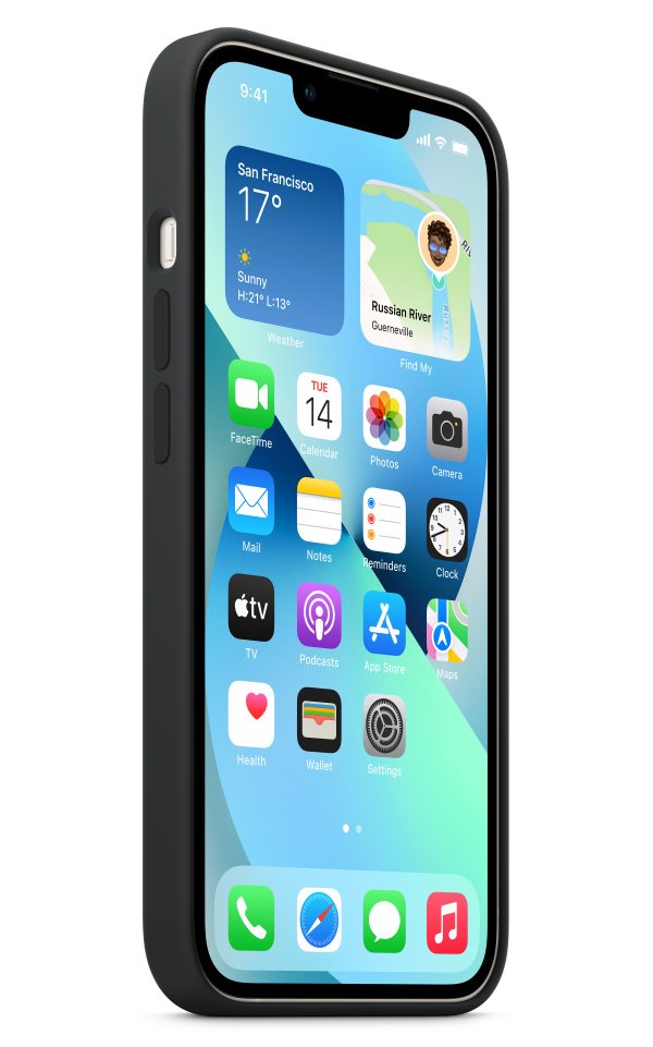 Apple iPhone 13 Silicone Case with MagSafe – Midnight