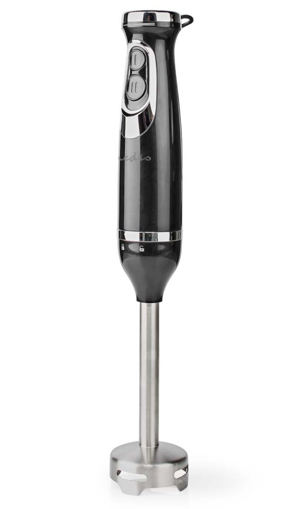 NEDIS ruční mixér/ spotřeba 600 W/ 2 rychlosti/ odnímatelný stojan/ síťové napájení/ černý