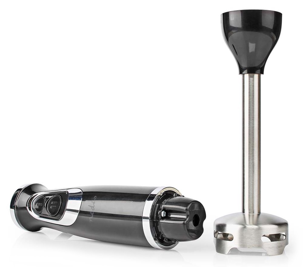 NEDIS ruční mixér/ spotřeba 600 W/ 2 rychlosti/ odnímatelný stojan/ síťové napájení/ černý