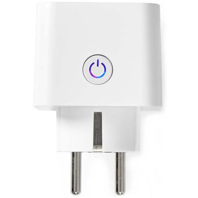 NEDIS Wi-Fi chytrá zásuvka/ měřič výkonu/ 16A/ francouzský typ E/ Android/ iOS/ Nedis® SmartLife/ bílá