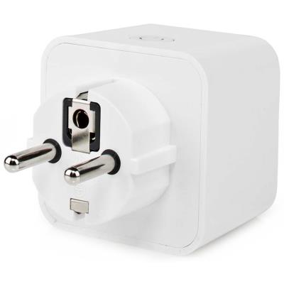 NEDIS Wi-Fi chytrá zásuvka/ měřič výkonu/ 16A/ francouzský typ E/ Android/ iOS/ Nedis® SmartLife/ bílá