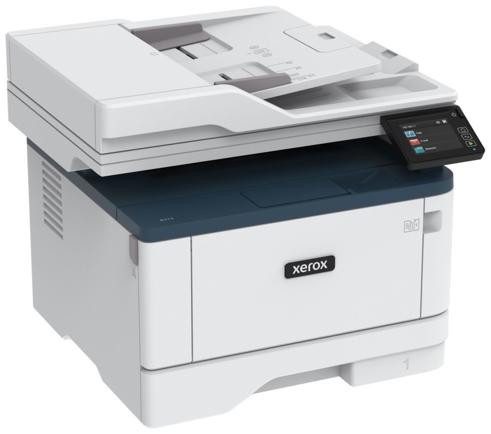 Xerox B315V_DNI/ čb laser PSCF/ A4/ 40ppm/ 600x600 dpi/ USB/ WiFi/ Duplex/ DADF/ Airprint