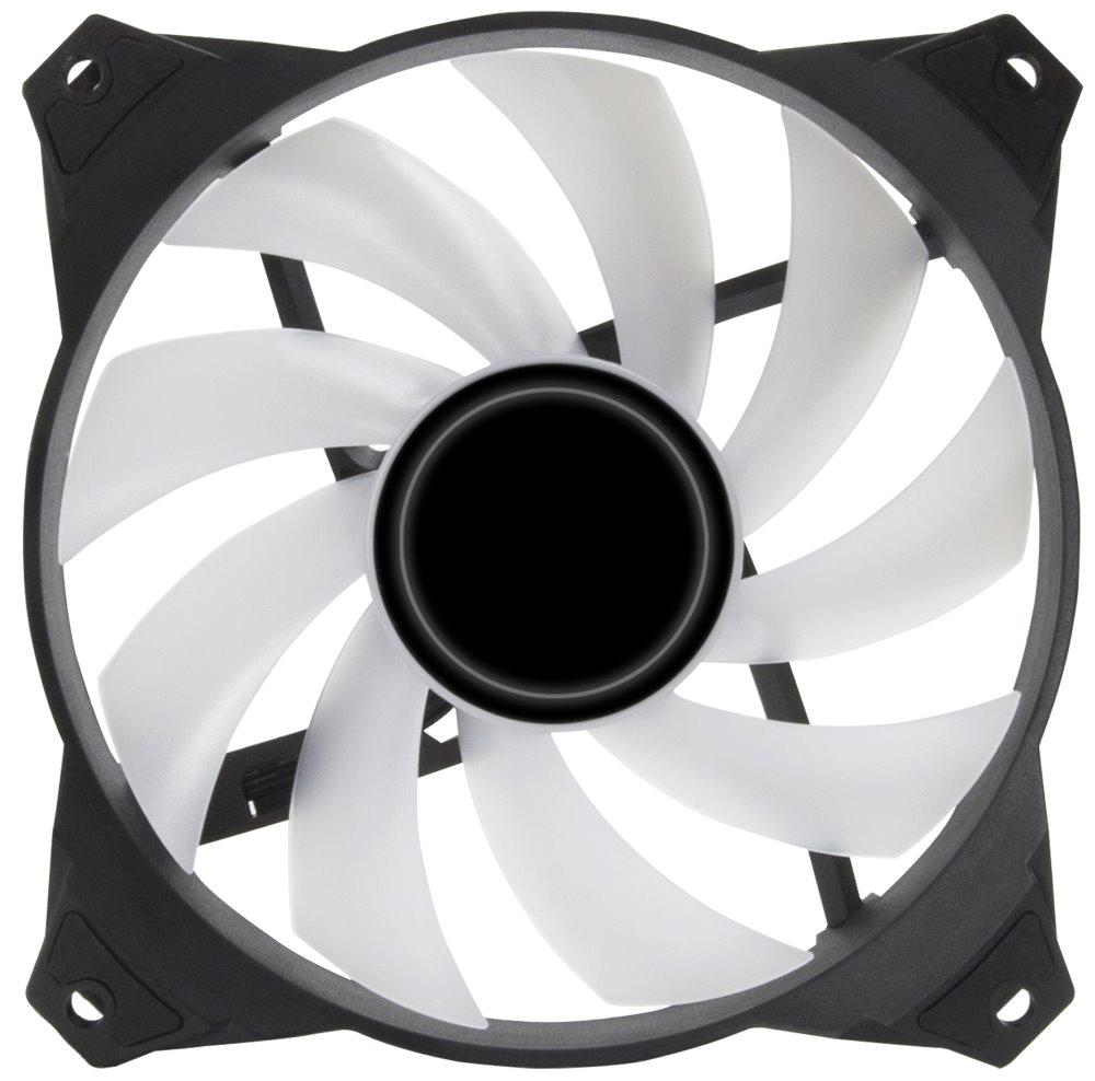 Zalman sada 3 ks ventilátorů ZM-IF120 / 120mm / ARGB / 3-pin / bíločerný