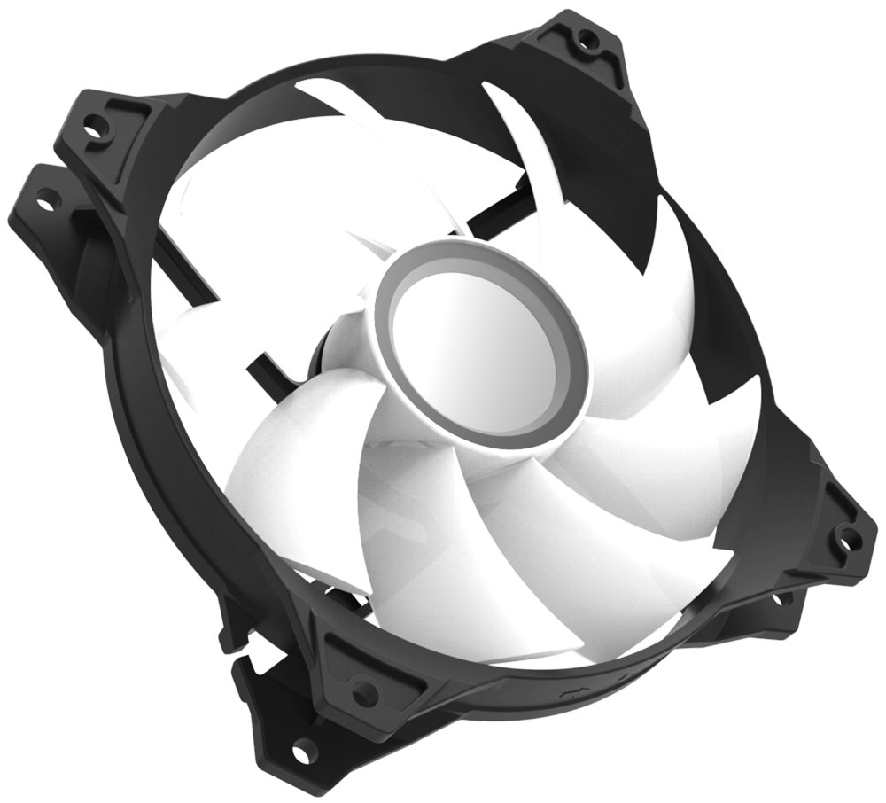 Zalman sada 3 ks ventilátorů ZM-IF120 / 120mm / ARGB / 3-pin / bíločerný