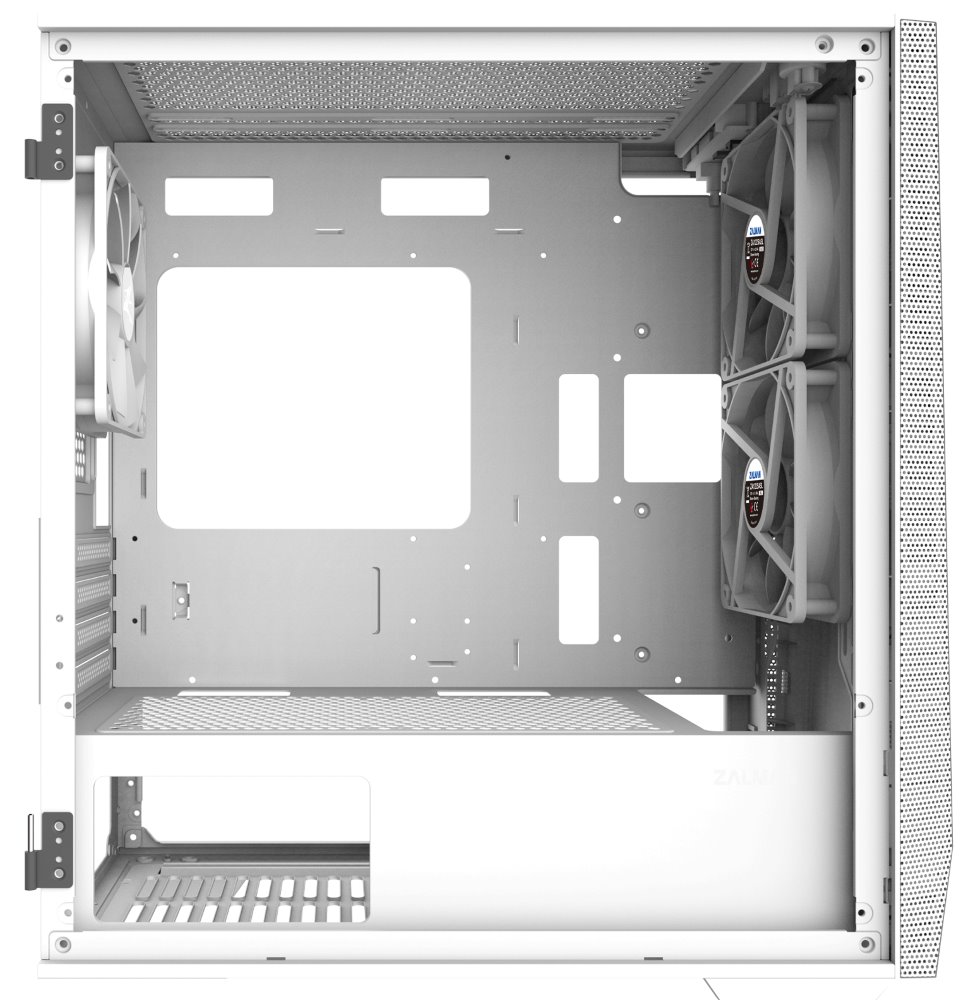 Zalman skříň Z1 Iceberg white / mini tower / ATX / 3x120 fan / 2xUSB 3.0 / 1xUSB 2.0 / prosklená bočnice / bílý