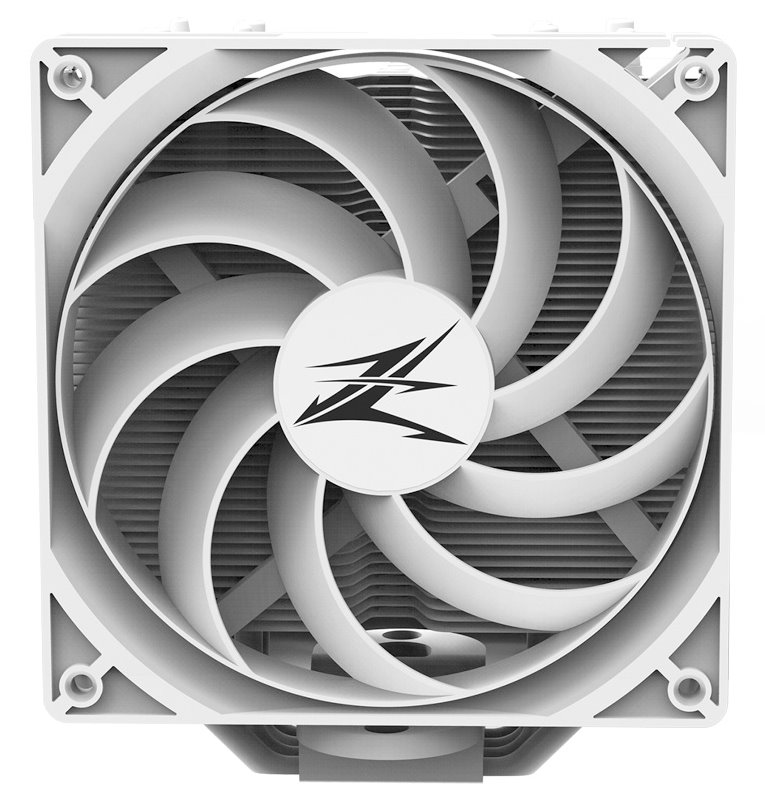 Zalman chladič CPU CNPS10X Performa White / 135mm ventilátor / 4x heatpipe / PWM / výška 155mm / pro AMD i Intel / bílý