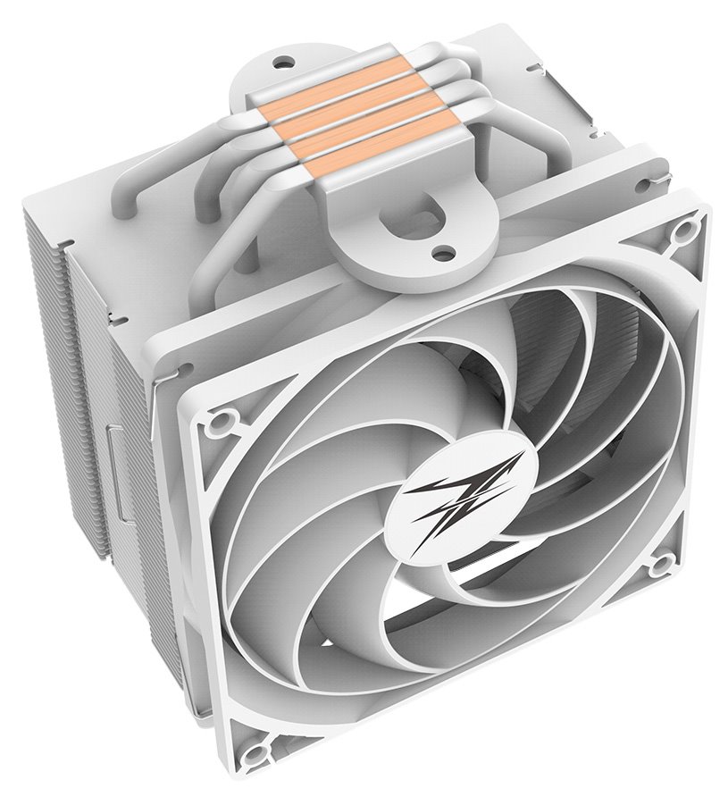 Zalman chladič CPU CNPS10X Performa White / 135mm ventilátor / 4x heatpipe / PWM / výška 155mm / pro AMD i Intel / bílý