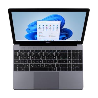 UMAX notebook VisionBook 15Wj/ 15,6" IPS/ 1920x1080/ N4500/ 4GB/ 128GB eMMC/ mini HDMI/ USB/ USB 3.0/ W11 Pro/ šedý