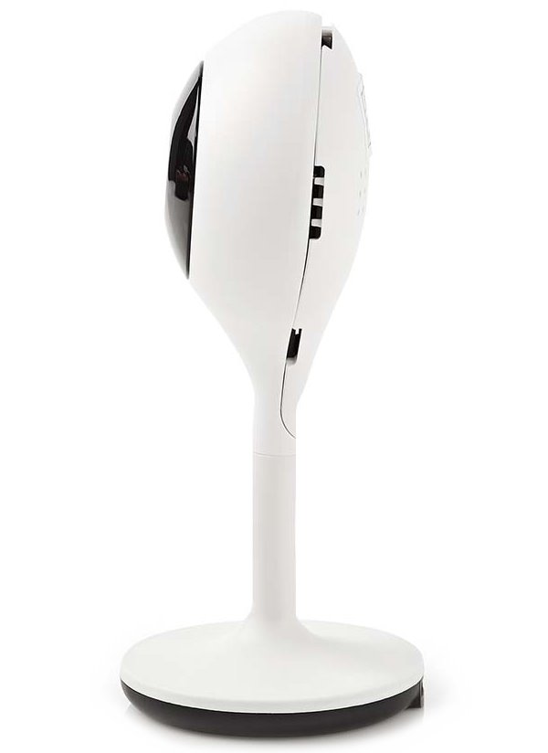NEDIS IP Kamera/ Wi-Fi/ vnitřní/ 1080p/ micro USB/ MicroSD/ Cloud/ noční vidění/ Android/ iOS/ adaptér/ bílá