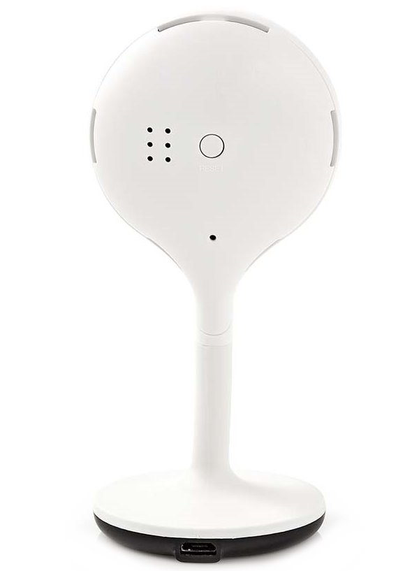 NEDIS IP Kamera/ Wi-Fi/ vnitřní/ 1080p/ micro USB/ MicroSD/ Cloud/ noční vidění/ Android/ iOS/ adaptér/ bílá