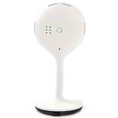 NEDIS IP Kamera/ Wi-Fi/ vnitřní/ 1080p/ micro USB/ MicroSD/ Cloud/ noční vidění/ Android/ iOS/ adaptér/ bílá