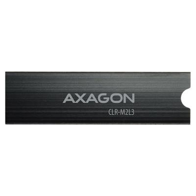 AXAGON hliníkový pasivní chladič pro M.2 SSD / CLR-M2L3 / 2280 / výška chladiče 3mm