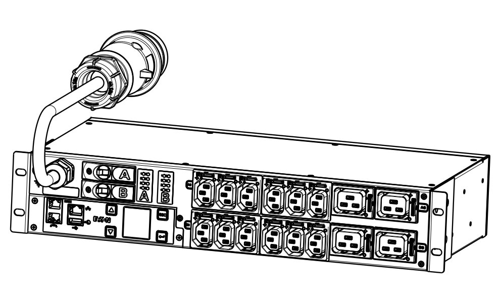 EATON ePDU: Řízené IEC - 2U, In: 309 32A 1P - Out: 12x C13, 4x C19