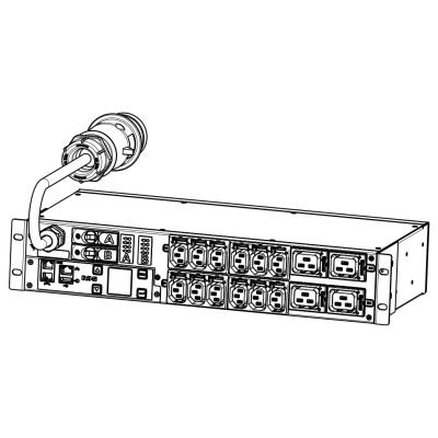 EATON ePDU: Řízené IEC - 2U, In: 309 32A 1P - Out: 12x C13, 4x C19