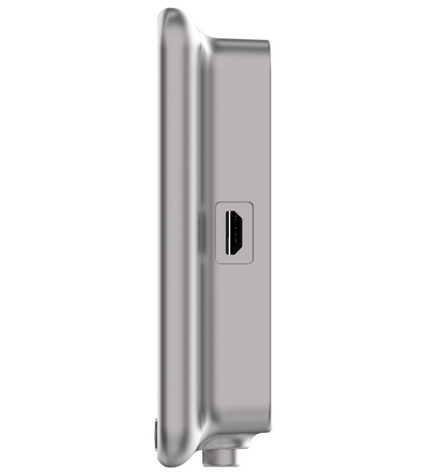 EZVIZ chytrý dveřní videotelefon DP2C/ Wi-Fi/ kamera 1080p/ H.265/ kukátko/ zvonek/ IR do 5 m/ PIR/ LCD 4,3"/ stříbrný