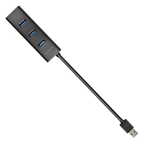 AXAGON hub USB-A / HUE-S2B / USB 3.2 Gen1 / 4x USB-A / MicroUSB / 0,3m