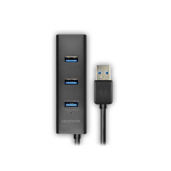AXAGON hub USB-A / HUE-S2B / USB 3.2 Gen1 / 4x USB-A / MicroUSB / 0,3m