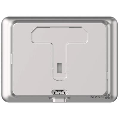 EZVIZ chytrý dveřní videotelefon DP2C/ Wi-Fi/ kamera 1080p/ H.265/ kukátko/ zvonek/ IR do 5 m/ PIR/ LCD 4,3"/ stříbrný