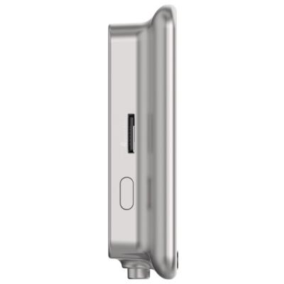 EZVIZ chytrý dveřní videotelefon DP2C/ Wi-Fi/ kamera 1080p/ H.265/ kukátko/ zvonek/ IR do 5 m/ PIR/ LCD 4,3"/ stříbrný