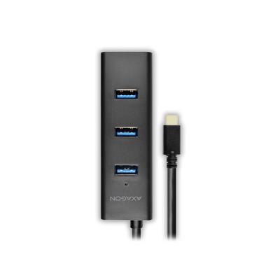 AXAGON hub USB-C / HUE-S2C / USB 3.2 Gen1 / 4x USB-A / MicroUSB / 0,4m