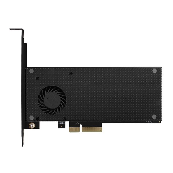 AXAGON slot adaptér do PCIe x4 na M.2 NVMe M-KEY nebo SATA B-KEY vč. chladiče / PCEM2-DC / low-profile