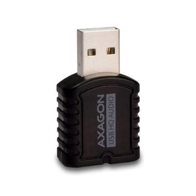 AXAGON zvukový mini USB HQ adaptér / ADA-17 / USB 2.0 / černý