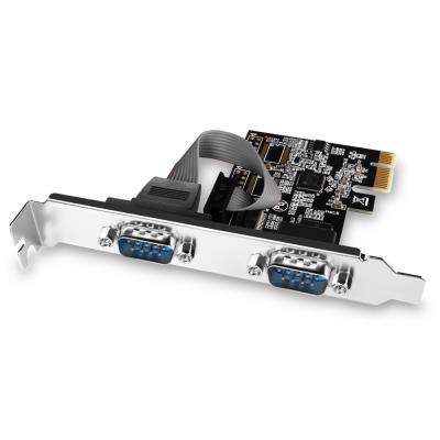 AXAGON PCIe řadič 2x sériový port (RS-232) / PCEA-S2N / 250 kbps / LP bracket