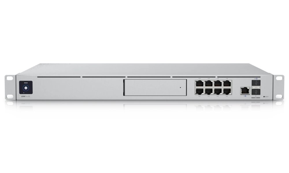 Ubiquiti UniFi Dream Machine SE - Router, Full UniFi OS, IPS/IDS, 8x GbE, 1x 2.5GbE, 2x SFP+, 8x PoE+ (PoE budget 180W)