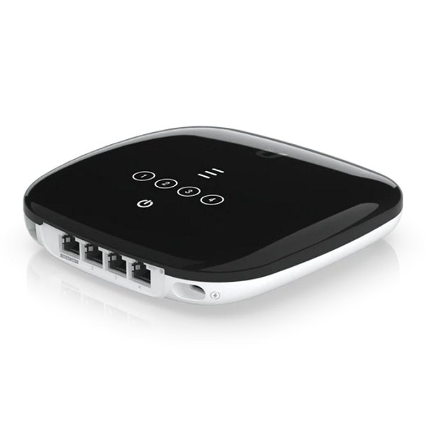 Ubiquiti UFiber WiFi6 - GPON klientská jednotka, Wi-Fi 6, 4x Gbit RJ45, SC/APC port, PoE 24V