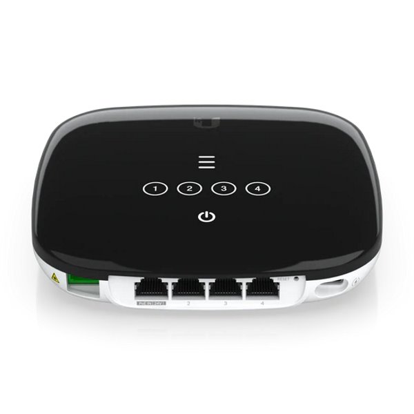 Ubiquiti UFiber WiFi6 - GPON klientská jednotka, Wi-Fi 6, 4x Gbit RJ45, SC/APC port, PoE 24V