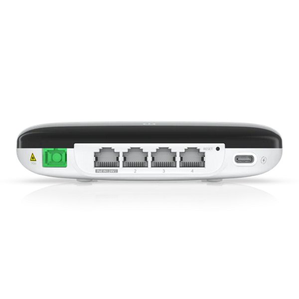 Ubiquiti UFiber WiFi6 - GPON klientská jednotka, Wi-Fi 6, 4x Gbit RJ45, SC/APC port, PoE 24V