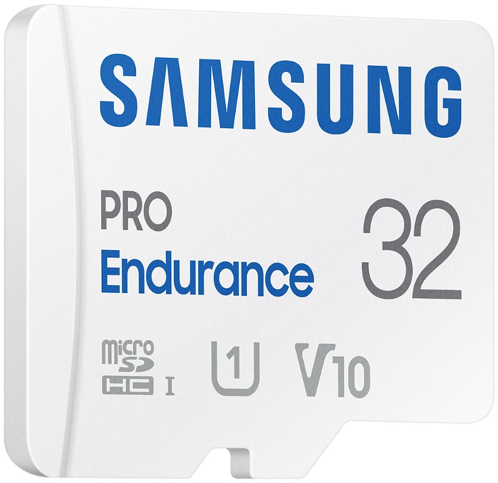SAMSUNG PRO Endurance MicroSDHC 32GB + SD Adaptér / CL10 UHS-I U1 / V10