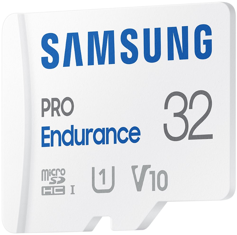 SAMSUNG PRO Endurance MicroSDHC 32GB + SD Adaptér / CL10 UHS-I U1 / V10