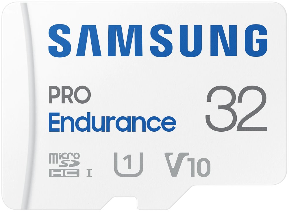 SAMSUNG PRO Endurance MicroSDHC 32GB + SD Adaptér / CL10 UHS-I U1 / V10