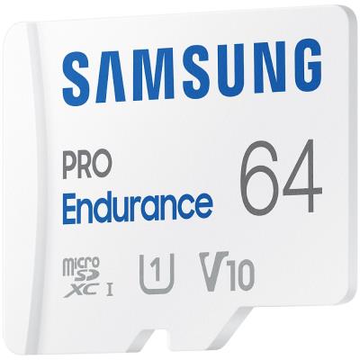 SAMSUNG PRO Endurance MicroSDHC 64GB + SD Adaptér / CL10 UHS-I U1 / V10