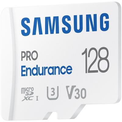 SAMSUNG PRO Endurance MicroSDXC 128GB + SD Adaptér / CL 10 UHS-I U3 / V30