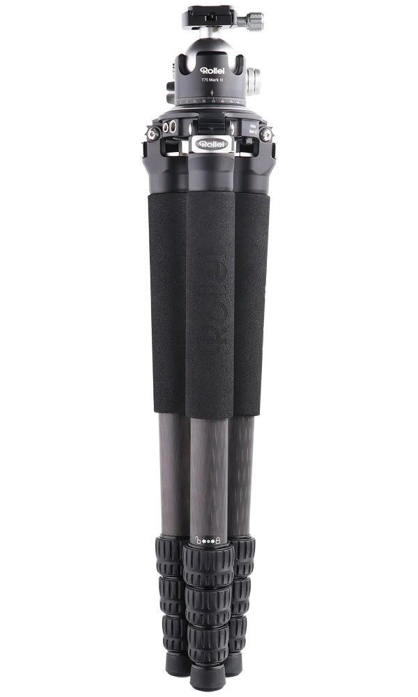 Rollei Stativ Rock Solid Tripod Alpha Mark III/ Zátěž 30kg/ Vytažený 167.5 cm/ Karbon