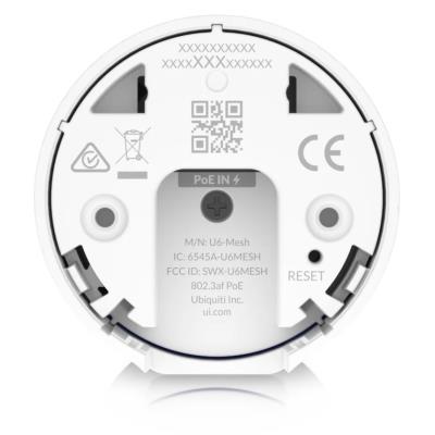 Ubiquiti UniFi 6 Mesh - Wi-Fi 6 AP, 2.4/5GHz, až 5.3 Gbps, 1x GbE, vnitřní/venkovní, PoE