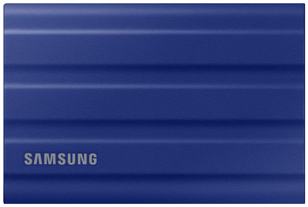 SAMSUNG Portable SSD T7 Shield 2TB / USB 3.2 Gen 2 / USB-C / Externí / Modrý